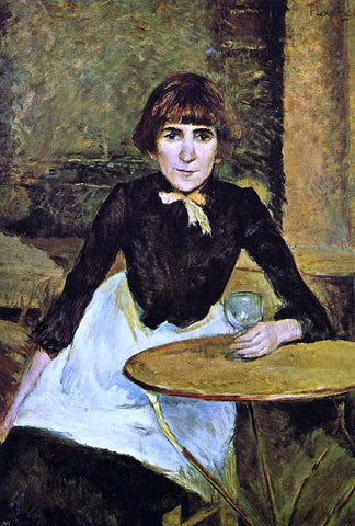  Henri De Toulouse-Lautrec At La Bastille (also known as Portrait of Jeanne Wenz) - Hand Painted Oil Painting