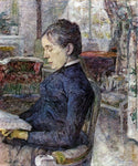  Henri De Toulouse-Lautrec Comtesse a. de Toulouse-Lautrec in the Salon at Malrome - Hand Painted Oil Painting