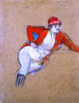  Henri De Toulouse-Lautrec La Macarona in Riding Habit - Hand Painted Oil Painting