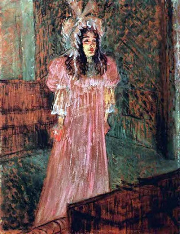  Henri De Toulouse-Lautrec Miss May Belfort - Hand Painted Oil Painting