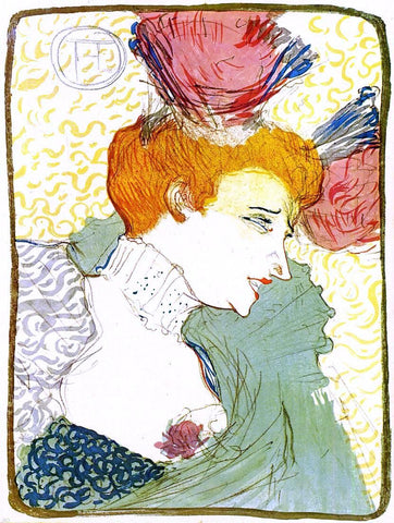  Henri De Toulouse-Lautrec The Actress Marcelle Lender - Hand Painted Oil Painting