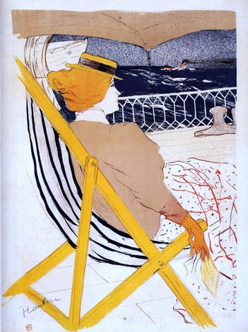 Henri De Toulouse-Lautrec The Passenger in Cabin 54 (also known as The Cruise) - Hand Painted Oil Painting