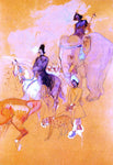  Henri De Toulouse-Lautrec The Procession of the Raja - Hand Painted Oil Painting