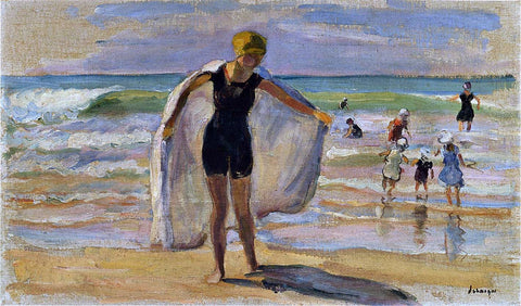  Henri Lebasque Bathers at St Jean de Mont - Hand Painted Oil Painting