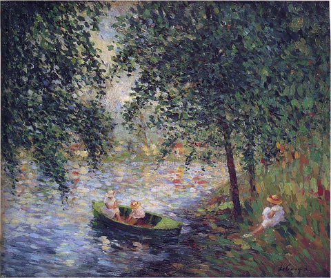  Henri Lebasque Girls by the River - Hand Painted Oil Painting