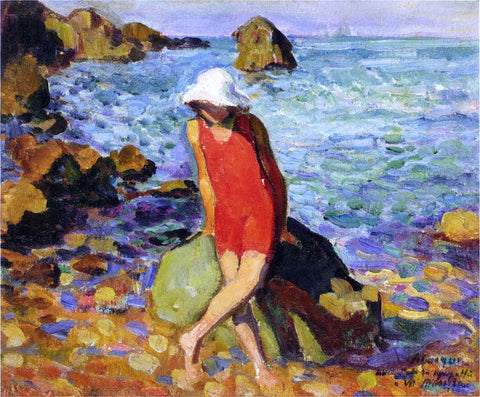  Henri Lebasque Nono by the Sea - Hand Painted Oil Painting