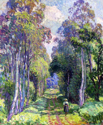  Henri Lebasque Pierrefonds, a Walk in the Forest - Hand Painted Oil Painting