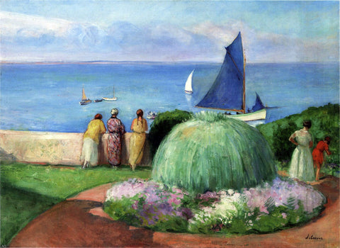  Henri Lebasque The Blue Sail at Prefailles - Hand Painted Oil Painting