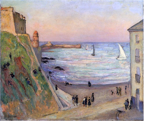  Henri Lebasque The port at Collioure - Hand Painted Oil Painting