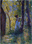  Henri Lebasque Young Girl in a Clearing - Hand Painted Oil Painting