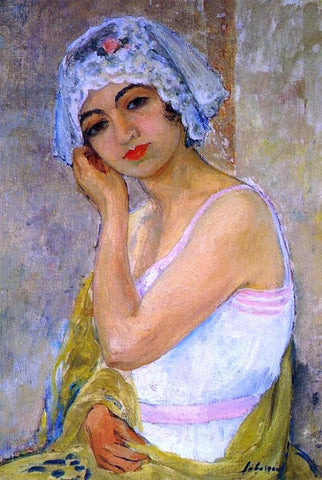  Henri Lebasque Young woman - Hand Painted Oil Painting
