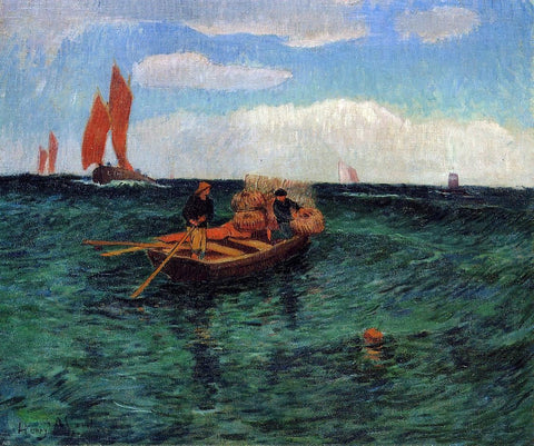  Henri Moret The Breton Sea - Hand Painted Oil Painting