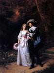  Henry Mosler Courtship - Hand Painted Oil Painting