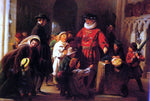  Henry Nelson O'Neil Children at the Tower - Hand Painted Oil Painting