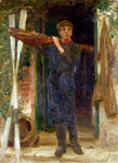  Henry Scott Tuke Portrait of Georgia Fouracre - Hand Painted Oil Painting