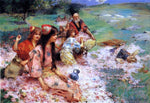  Henry Siddons Mowbray Rose Harvest - Hand Painted Oil Painting
