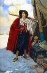  Howard Pyle The Pirate was a Picturesque Fellow - Hand Painted Oil Painting