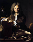  Hyacinthe Rigaud Portrait of Pierre Drevet - Hand Painted Oil Painting