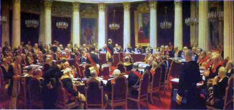  Ilia Efimovich Repin Ceremonial Meeting of the State Council - Hand Painted Oil Painting