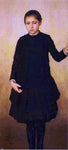 Ilia Efimovich Repin Portrait of Vera Repina, the Artist's Daughter - Hand Painted Oil Painting