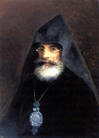  Ivan Constantinovich Aivazovsky Portrait of Gabriel Aivazian, the Artist's Brother - Hand Painted Oil Painting
