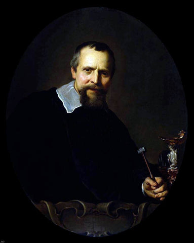  Jacob Adriaensz Backer Portrait of Johannes Lutma - Hand Painted Oil Painting