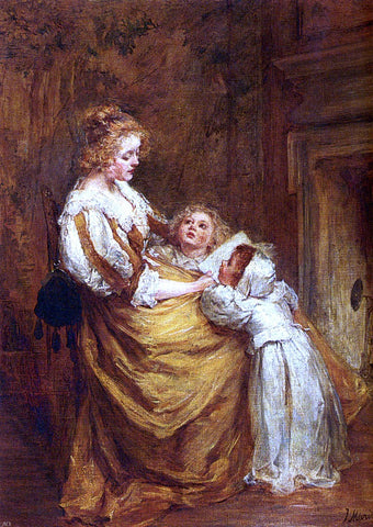  Jacob Henricus Maris Motherly Love - Hand Painted Oil Painting