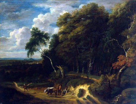  Jacques D'Arthois Landscape with a Herd - Hand Painted Oil Painting