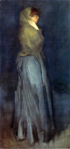  James McNeill Whistler Arrangement in Yellow and Grey: Effie Deans - Hand Painted Oil Painting