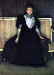  James McNeill Whistler Green and Violet: Portrait of Mrs. Walter Sickert - Hand Painted Oil Painting