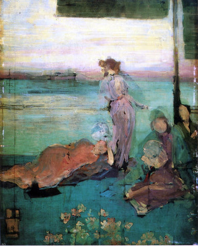  James McNeill Whistler Sketch for "The Balcony" - Hand Painted Oil Painting