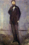  James McNeill Whistler Study for the Portrait of F. R. Leyland - Hand Painted Oil Painting