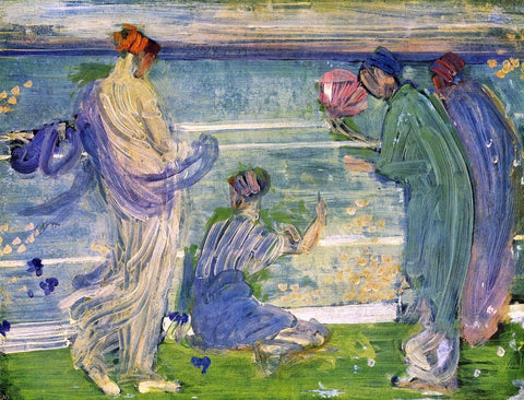 James McNeill Whistler Variations in Blue and Green - Hand Painted Oil Painting