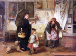  James Clarke Waite The Widow's Consolation - Hand Painted Oil Painting