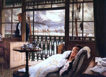  James Tissot A Passing Storm - Hand Painted Oil Painting