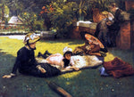  James Tissot In the Sunshine - Hand Painted Oil Painting