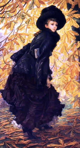  James Tissot October - Hand Painted Oil Painting
