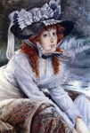  James Tissot On the River - Hand Painted Oil Painting