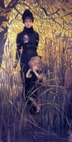  James Tissot Orphan - Hand Painted Oil Painting