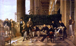  James Tissot The Circle of the Rue Royale - Hand Painted Oil Painting