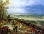  The Elder Jan Bruegel Immense Landscape with Travellers - Hand Painted Oil Painting