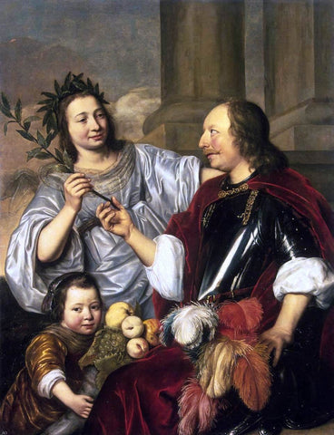  Jan De Bray Allegorical Family Portrait - Hand Painted Oil Painting