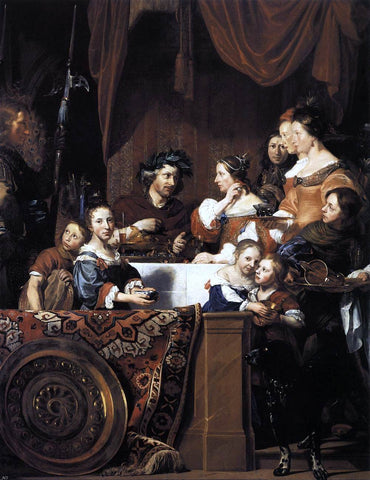  Jan De Bray The de Bray Family (The Banquet of Antony and Cleopatra) - Hand Painted Oil Painting