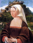  Jan Mostaert Portrait of a Woman - Hand Painted Oil Painting