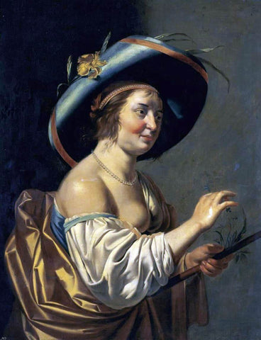  Jan Van Bijlert A Shepherdess - Hand Painted Oil Painting