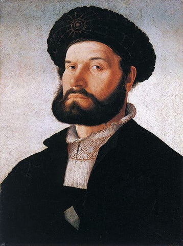  Jan Van Scorel Portrait of a Venetian Man - Hand Painted Oil Painting