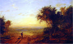  Jasper Francis Cropsey The Return Home: Landscape with Shepherd and Sheep - Hand Painted Oil Painting