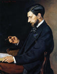  Jean Frederic Bazille Portrait of Edmond Maitre - Hand Painted Oil Painting