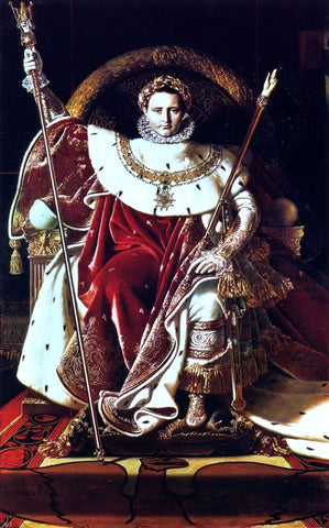  Jean-Auguste-Dominique Ingres Napoleon as Jupiter Enthroned - Hand Painted Oil Painting