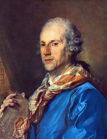  Jean-Baptiste Perronneau Portrait of Charles le Normant du Coudray - Hand Painted Oil Painting